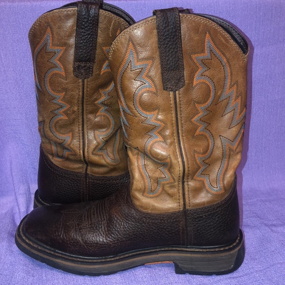 Used Men’s Noble Outfitters Western Work Boots Size 9R - Picture 9 of 14